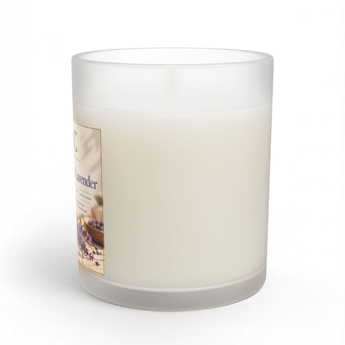 White Sage & Lavender Glass Candle