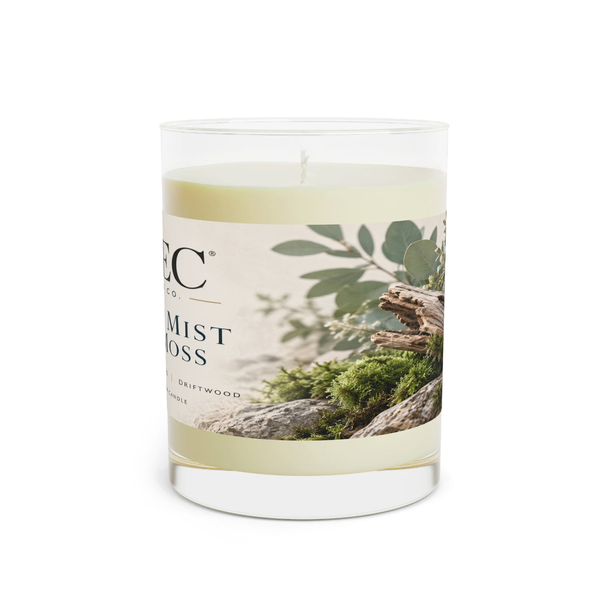 Ocean Mist and Moss Scented Candle