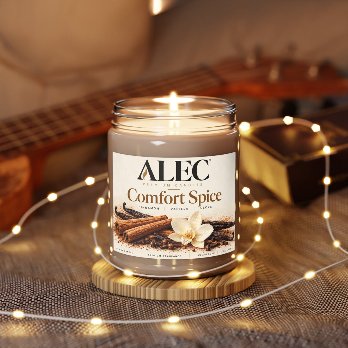 9 oz Scented Soy Candle - Multiple Scent Options - White Lid