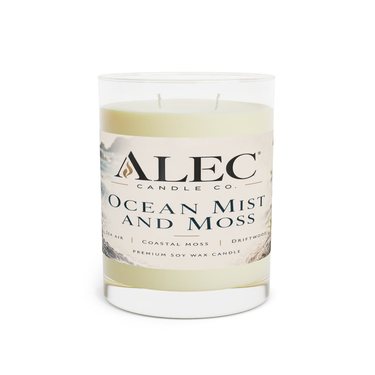 Ocean Mist and Moss Scented Candle