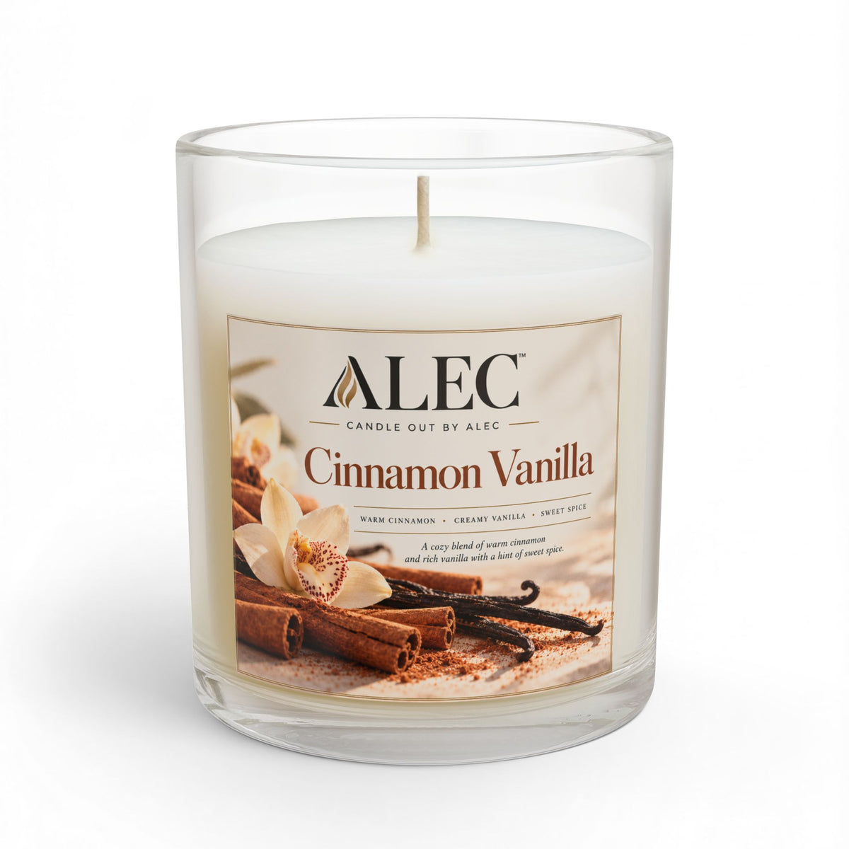 Glass Candle, 11oz