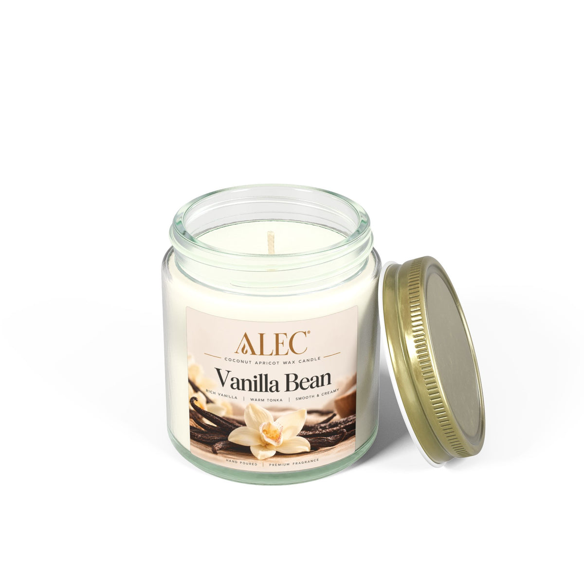 Vanilla Bean Scented Candle