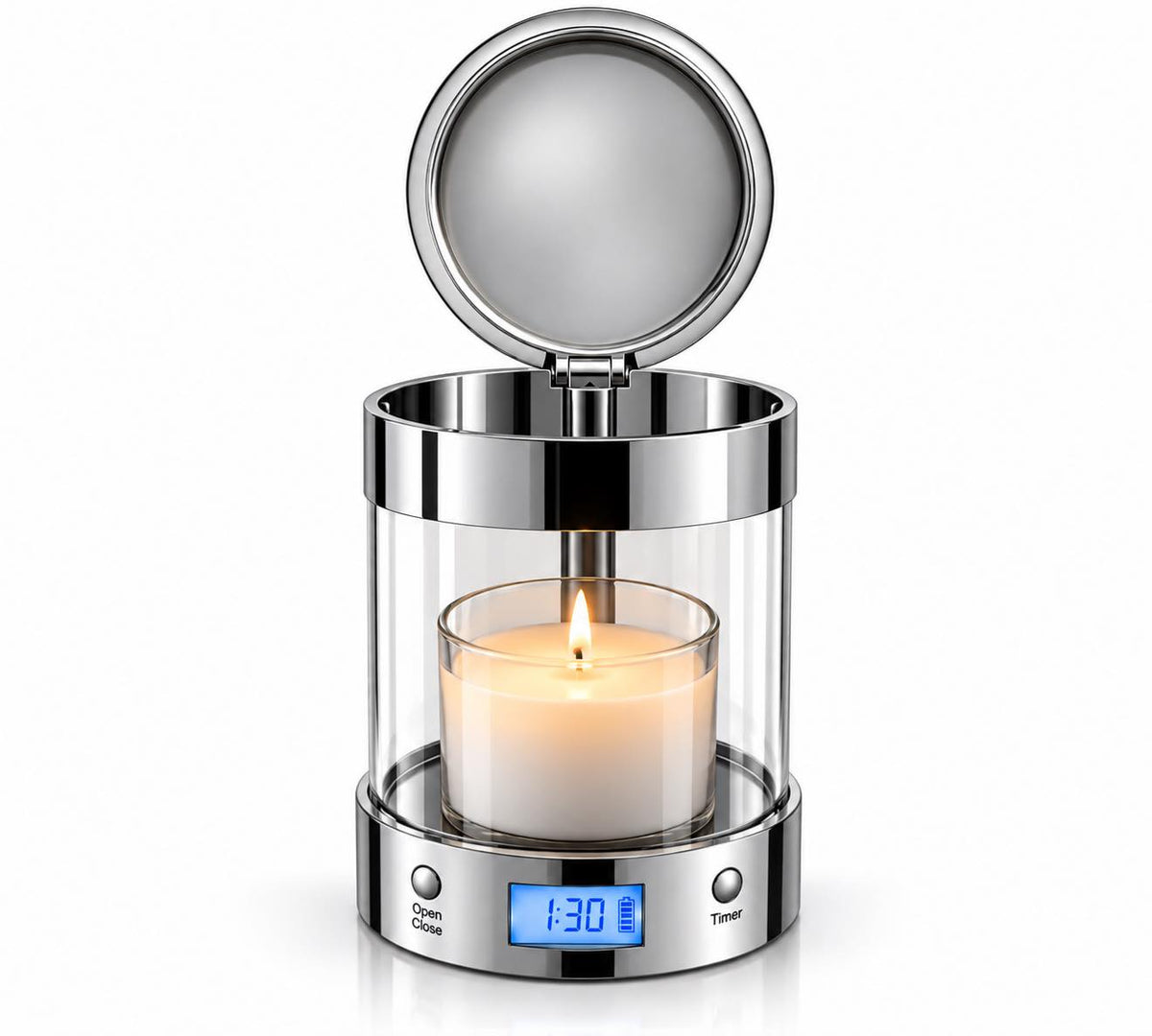 ALEC glass candle holder, photo from the Candle Out Instagram