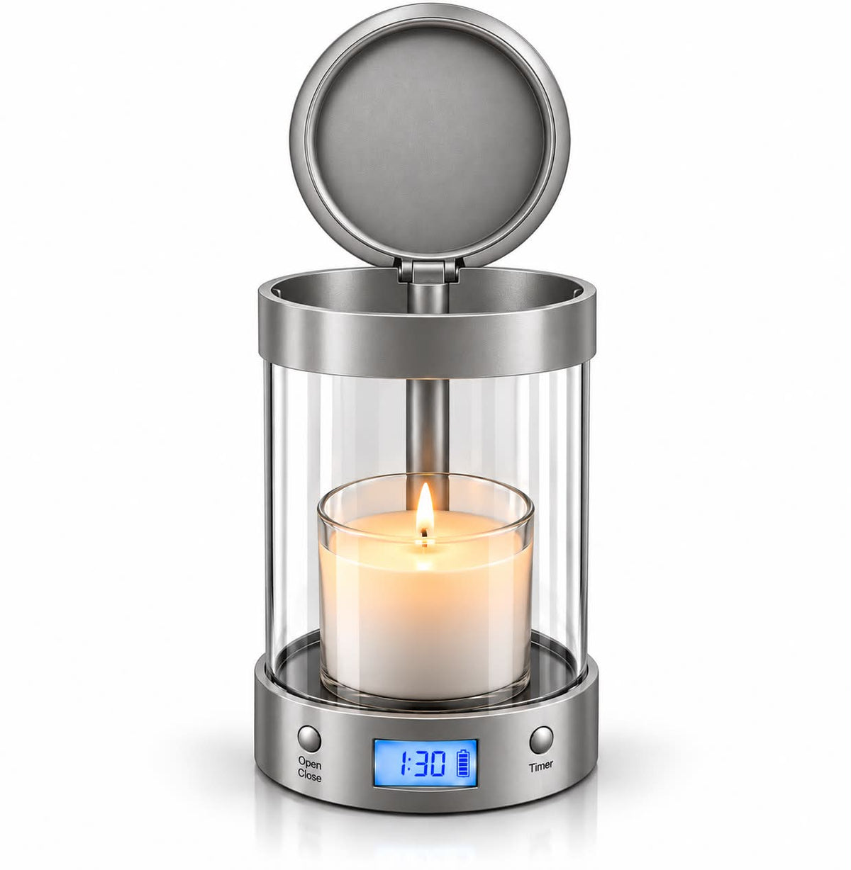 ALEC candle holder with lid, photo from the Candle Out Instagram