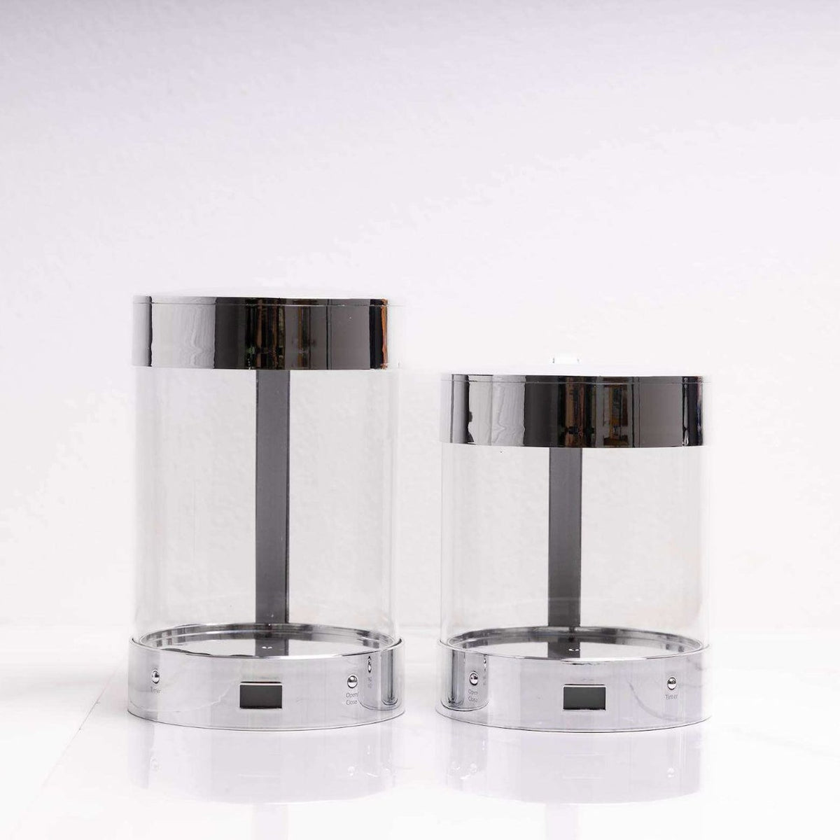 Silver Gloss ALEC in Large and Small, side by side